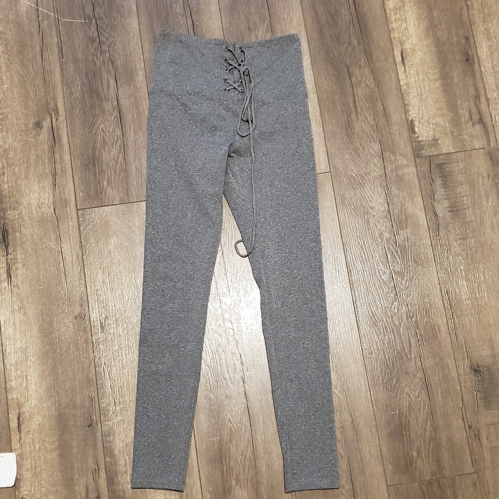 David Lerner Women's High rise Corset leggings